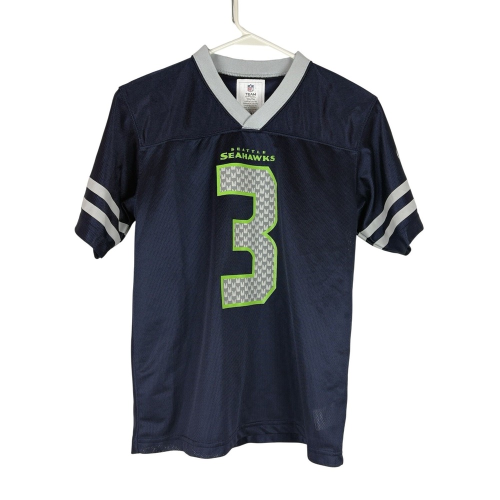 Seattle Seahawks Russell Wilson Jersey #3 Youth Size Large (14/16) NFL Licensed